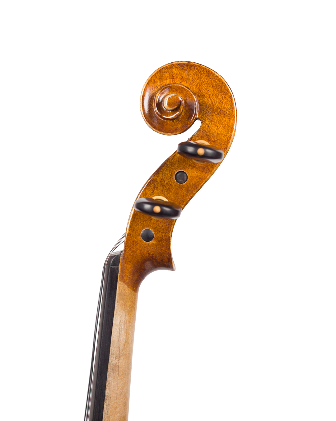 Violino feito a mão modelo strad, fundo inteiro